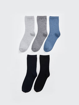 Basic Erkek ?ocuk Soket ?orap 5li