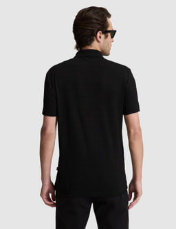 Siyah Slim Fit Polo Yaka T-shirt