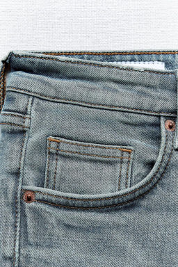 TRF CROPPED FLARE HIGH-WAIST JEANS - Zara фото 4