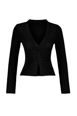 Siyah Simli Y?rtmac Detayl? Triko Kazak TWOAW24KZ00660 - Trendyolmilla фото 6