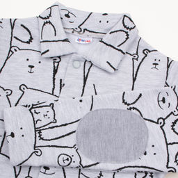 Рубашка футер 2х нитка начёс 0497310402