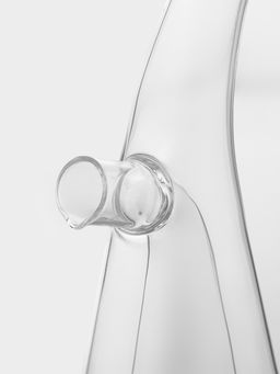 Бутыль для соусов и масла 2 в 1 «Фьюжн. Эстет», 280/75 мл, 8×6.5×24 см, стекло, прозрачная