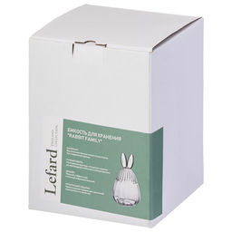ЕМКОСТЬ ДЛЯ ХРАНЕНИЯ RABBIT FAMILY 1500 МЛ/15*15*25,5 СМ - Lefard фото 3
