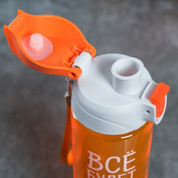 Бутылка для воды пластиковая Всё будет, 600 мл