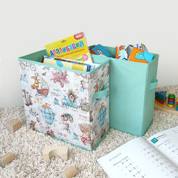 Короба стеллажные, без крышки, 15*31*31 см, набор 4 шт., ПУТЕШАСТИКИ, шт - Valiant фото 3