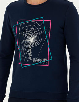 Lacivert Regular Fit Sweatshirt - Pierre cardin фото 7