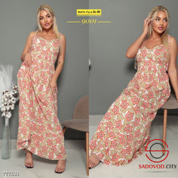 Летний сарафан в цветочек