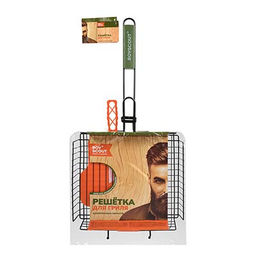 BOYSCOUT Решетка-гриль 57(+5)x30x25x5,5 cм, универсальная с АНТИПРИГАРНЫМ покрытием, веер в ПОДАРОК/ 8  фото 6