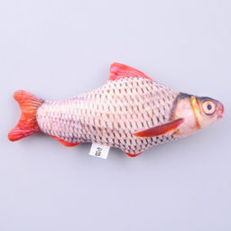 Игрушка для кошек с мятой Красноперка из текстиля, 20 см