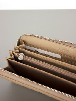 LACCOMA кошелек LA-1073-бежевый натуральная кожа  фото 5