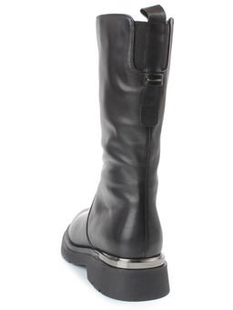 ZA4226M BLACK Сапоги зимние женские (натуральная кожа, натуральный мех, натуральная байка)