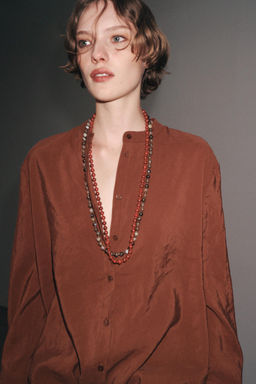 ZW COLLECTION FLOWING SHIRT - Zara фото 2