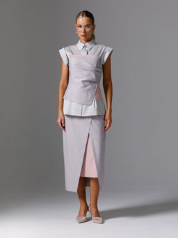 Корсет в полоску