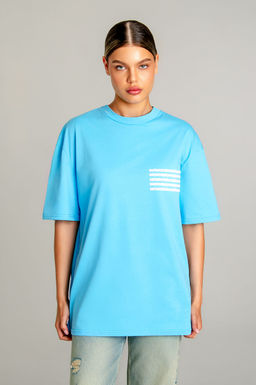 Арт. 3157 Футболка женская 42-48 (4 шт) Цвет:небесный - Калинка фото 88