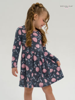 Платье Эля тюльпаны в дымке - Sovalina фото 8