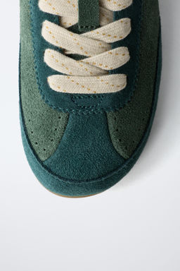 LEATHER TRAINERS - Zara фото 4