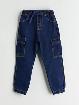 Beli Lastikli Erkek ?ocuk Jogger Jean Pantolon