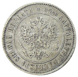 1 марка 1874 года Русская Финляндия