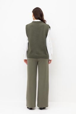 ЕВТ 4123/оливковый серый брюки жен