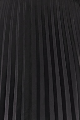 TRENDYOLMILLA Siyah Plise Detayl? Saten Kumas Midi Boy Dokuma Etek TWOAW24ET00359  фото 5