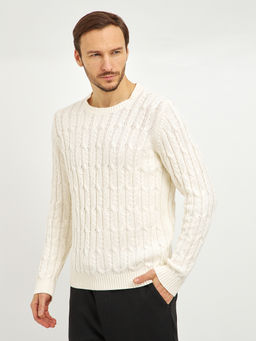 джемпер мужской из хлопка с косами - Glenfield фото 4