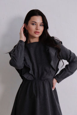 Платье в цвете антрацит - Martichelli фото 4