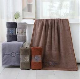 Полотенце из плюшевой микрофибры Адмирал с атласной каймой 35*75 см.