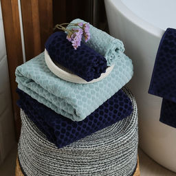 Полотенце махровое Love Life Комфорт 70х140 см, темно-синий, 100% хл, 500 гр/м2 - Lovelife фото 6