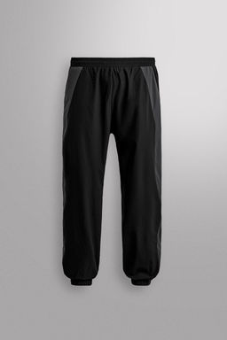 COLOUR BLOCK TECHNICAL TROUSERS - Zara фото 8