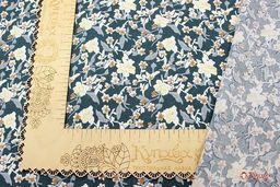 Штапель Гузель цв.темная морская волна, ш.1.45м, вискоза-100%, 90гр/м.кв - Купава фото 2