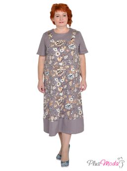 Платье Модель №1223 размеры 44-84 - Plusmoda фото 2