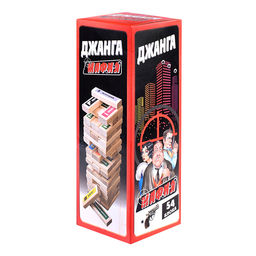 Настольная игра "Джанга башня "Мафия" (54 бруска)