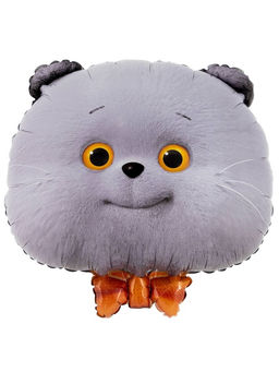 Цена за 2 шт. Воздушный шар фольгированный 21" «Кот Басик, голова»