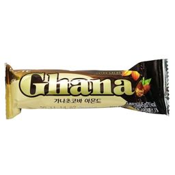 Шоколадный батончик с миндалем Ghana Lotte, Корея, 43 г Акция