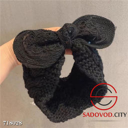 Тёплая повязка для волос женская - Bruno фото 3