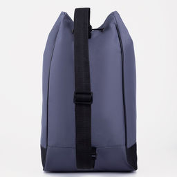 Рюкзак-торба молодёжный, отдел на стяжке шнурком, цвет чёрный/серый - Nazamok фото 6