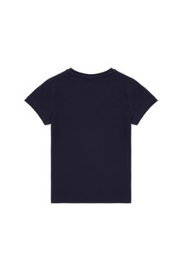 Детская черная футболка с круглым вырезом Неожиданная скидка в корзине - U.s. polo assn фото 5