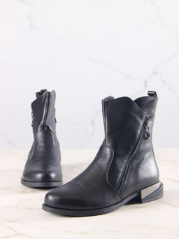 Ботинки 222.Arizona4bl. black/Байка