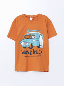 Bisiklet Yaka D?z Penye Erkek Bebek Ti??rt