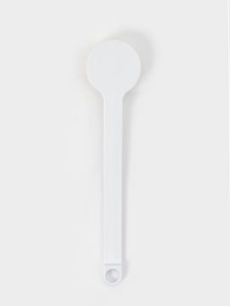 Щётка банная на ручке Доляна, массажёр, 35×7 см, белая