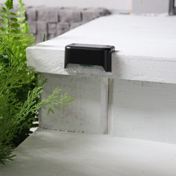 Цена за 4 шт. Садовый светильник на солнечной батарее, 84.54.5 см, 1 LED, чёрный, свечение белое - Luazon lighting фото 2