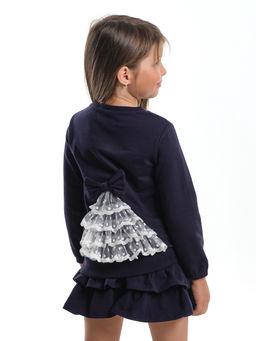 Толстовка для девочки UD 1983 т.синий - Mini maxi фото 2