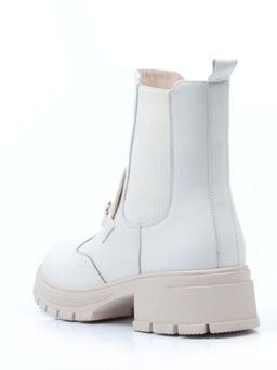 01-5253-2 WHITE Ботинки демисезонные женские (искусственная кожа, байка) - Фабричный китай фото 7