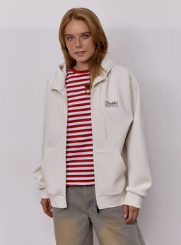 T3402-6 Толстовка женская с капюшоном на молнии