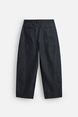 PLEATED WIDE-LEG JEANS - Zara фото 9
