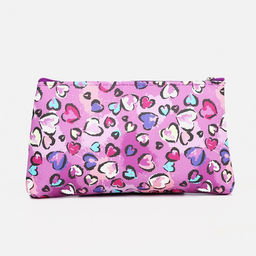 Цена за 3 шт. Косметичка - пенал на молнии, плоская, маленькая, с принтом, разноцветная