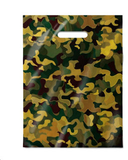 Цена за 50 шт. Пакет 30х40см/50мкм Хакки ПВД с прорубной ручкой (уп 50/1000)