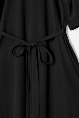 VESTIDO MIDI CON DETALLE DE LAZO - H&m фото 2