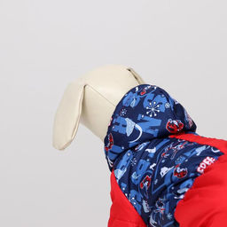 Комбинезон зимний для животных Лыжник, XS (ДС 18-20, ОШ 22-24, ОГ 29-30 см), микс - Пижон фото 3