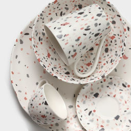 Тарелки Magistro Terazzo, d=27 см, набор 2 шт., фарфор, белые  фото 13